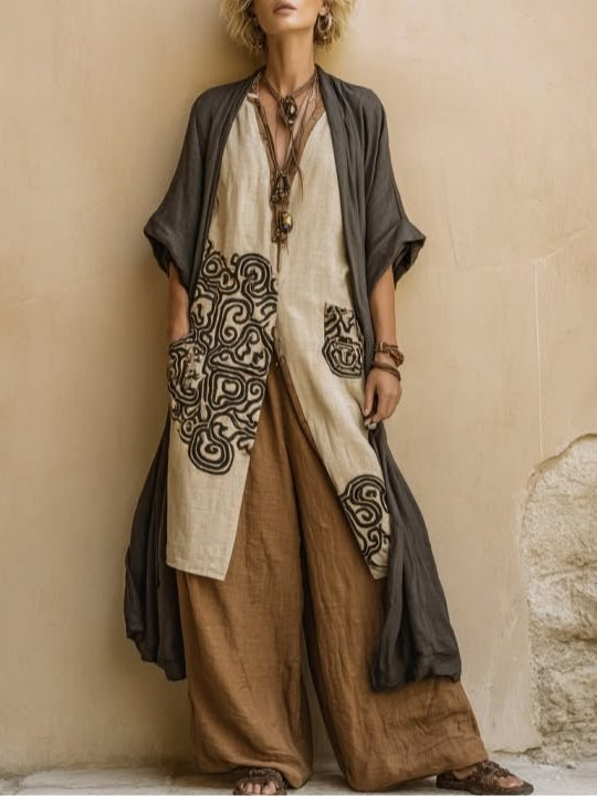 Gris et Marron / 2XL